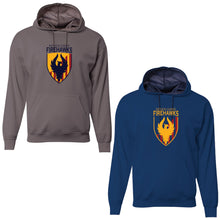 Load image into Gallery viewer, Seven Oaks Classical School - &quot;Firehawk&quot; Youth/Adult Performance Fleece Hoodie
