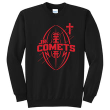 Load image into Gallery viewer, Junior Comets Football - &quot;Blueprint&quot; Youth/Adult Crewneck Sweatshirt
