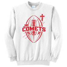 Load image into Gallery viewer, Junior Comets Football - &quot;Blueprint&quot; Youth/Adult Crewneck Sweatshirt
