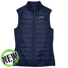 Load image into Gallery viewer, All Saints Catholic School - &quot;Crest&quot; Women&#39;s Packable Puffer Vest
