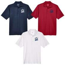 Load image into Gallery viewer, Cascia Hall Centennial - "CH 100" Youth/Adult Core365 Performance Pique Polo

