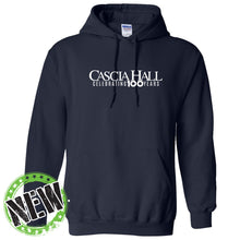Load image into Gallery viewer, Cascia Hall Centennial - "Celebrating 100" Youth/Adult Hooded Sweatshirt
