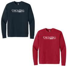 Load image into Gallery viewer, Cascia Hall Centennial - "Celebrating 100" Adult/Unisex Pocket Crewneck Sweatshirt
