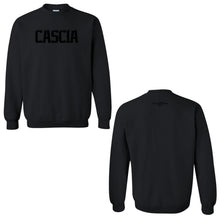 Load image into Gallery viewer, Cascia Hall Preparatory School - "Mono Puff" Youth/Adult Crewneck Sweatshirt
