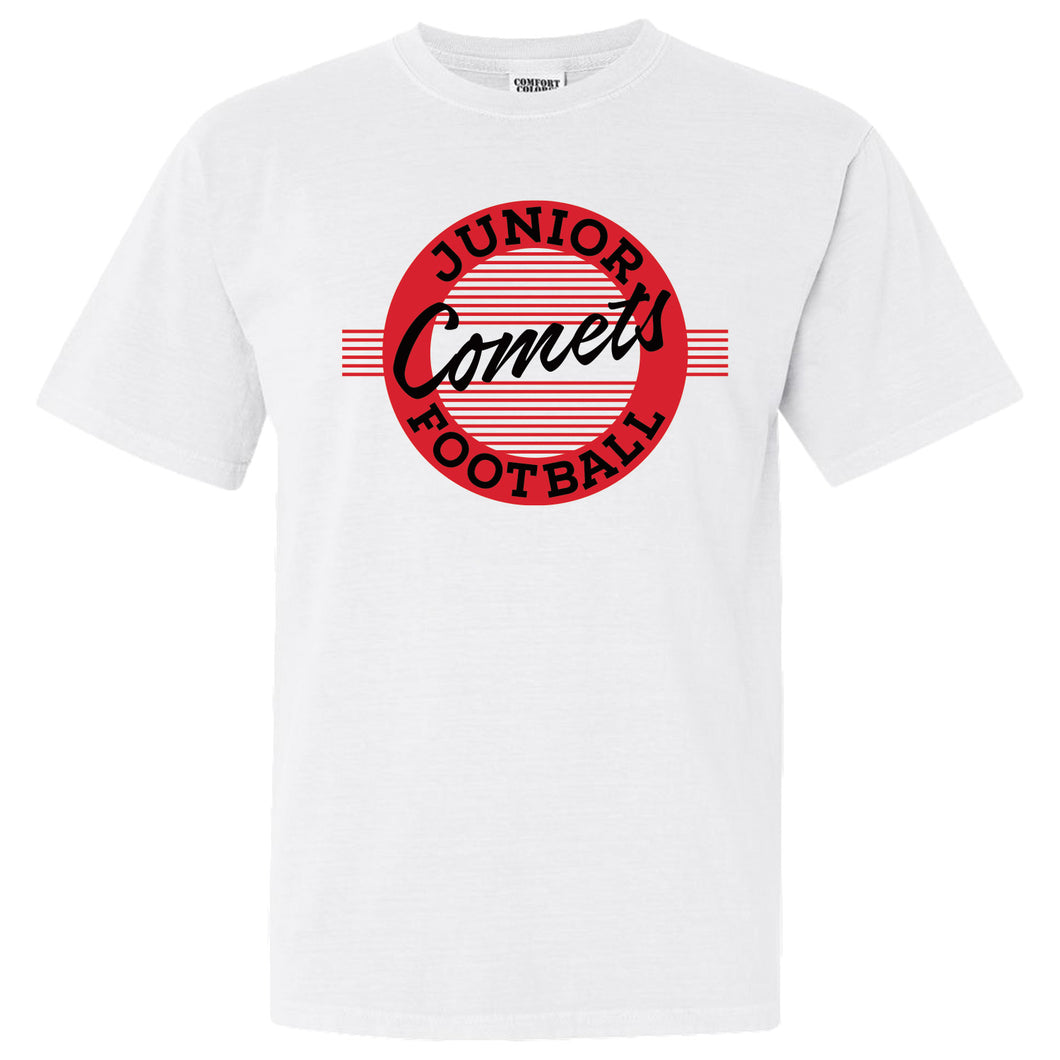 Junior Comets Football - Youth/Adult Garment Dyed SS T