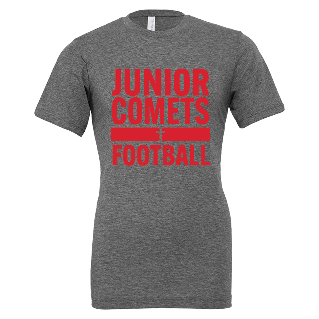 Junior Comets Football - Youth/Adult Blended Short Sleeve T