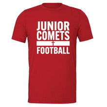 Load image into Gallery viewer, Junior Comets Football - Youth/Adult Blended Short Sleeve T
