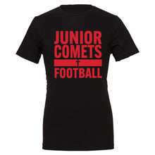 Load image into Gallery viewer, Junior Comets Football - Youth/Adult Blended Short Sleeve T
