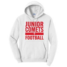 Load image into Gallery viewer, Junior Comets Football - Youth/Adult Hooded Sweatshirt
