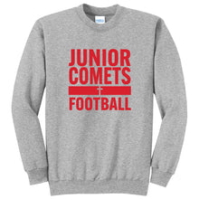 Load image into Gallery viewer, Junior Comets Football - Youth/Adult Crewneck Sweatshirt
