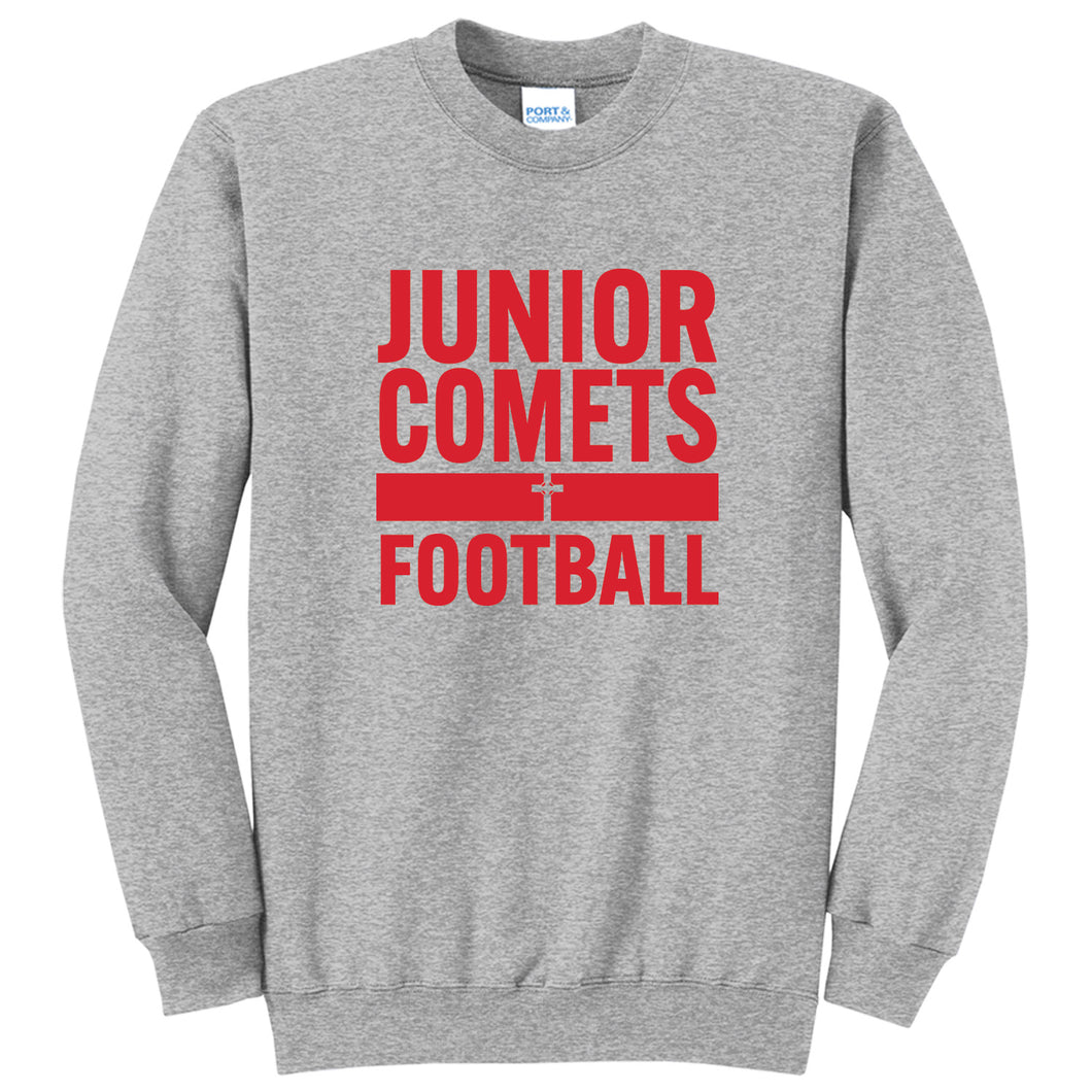 Junior Comets Football - Youth/Adult Crewneck Sweatshirt