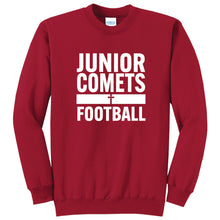 Load image into Gallery viewer, Junior Comets Football - Youth/Adult Crewneck Sweatshirt
