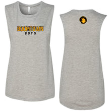 Load image into Gallery viewer, Boomtown Boys Baseball - Women&#39;s Flowy Scoop Muscle Tank
