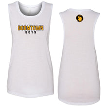 Load image into Gallery viewer, Boomtown Boys Baseball - Women&#39;s Flowy Scoop Muscle Tank
