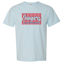 Load image into Gallery viewer, All Saints Catholic School - "Cougars Stripes" Youth/Adult Unisex SS T
