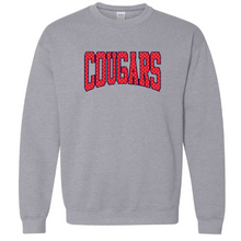 Load image into Gallery viewer, All Saints Catholic School - "Cougars Polka Dots" Youth/Adult Crewneck Sweatshirt
