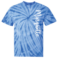 Load image into Gallery viewer, Marquette Teachers - &quot;Vertical&quot; Adult Tie-Dyed Short Sleeve T
