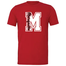 Load image into Gallery viewer, Marquette Teachers - &quot;M Vertical&quot; Adult Short Sleeve T
