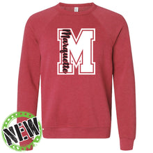 Load image into Gallery viewer, Marquette Teachers - &quot;M Vertical&quot; Adult Crewneck Sweatshirt
