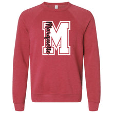 Load image into Gallery viewer, Marquette Teachers - &quot;M Vertical&quot; Adult Crewneck Sweatshirt
