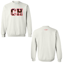 Load image into Gallery viewer, Cascia Hall Preparatory School - &quot;Varsity Plaid&quot; Youth/Adult Crewneck Sweatshirt
