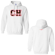 Load image into Gallery viewer, Cascia Hall Preparatory School - &quot;Varsity Plaid&quot; Youth/Adult Hooded Sweatshirt
