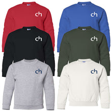 Load image into Gallery viewer, Cascia Hall Preparatory School - &quot;CH&quot; Youth Crewneck Sweatshirt
