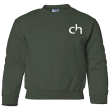 Load image into Gallery viewer, Cascia Hall Preparatory School - &quot;CH&quot; Youth Crewneck Sweatshirt
