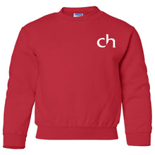Load image into Gallery viewer, Cascia Hall Preparatory School - &quot;CH&quot; Youth Crewneck Sweatshirt
