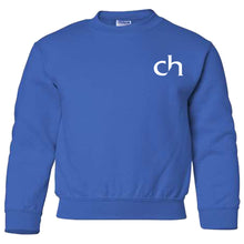 Load image into Gallery viewer, Cascia Hall Preparatory School - &quot;CH&quot; Youth Crewneck Sweatshirt
