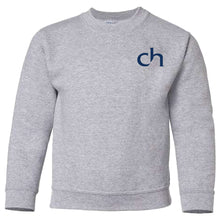 Load image into Gallery viewer, Cascia Hall Preparatory School - &quot;CH&quot; Youth Crewneck Sweatshirt
