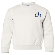 Load image into Gallery viewer, Cascia Hall Preparatory School - &quot;CH&quot; Youth Crewneck Sweatshirt
