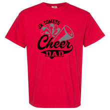Load image into Gallery viewer, Junior Comets Cheer - &quot;Cheer Dad&quot; Adult Unisex SS T
