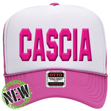 Load image into Gallery viewer, Cascia Hall - "3D Cascia" 5-Panel Foam Front Trucker
