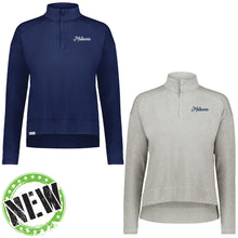 Load image into Gallery viewer, Marquette Teachers - &quot;Meteors Script Emb.&quot; Ladies Ventura 1/4 Zip Pullover
