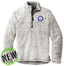 Load image into Gallery viewer, Marquette Teachers - &quot;Crest Emb.&quot; Adult Cozy 1/4-Zip Fleece
