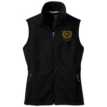 Load image into Gallery viewer, Weathermore Academy - &quot;Crest Emb.&quot; Ladies Value Fleece Vest
