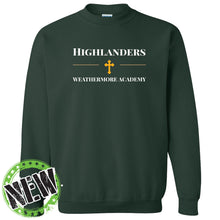 Load image into Gallery viewer, Weathermore Academy - &quot;Cross&quot; Youth/Adult Crewneck Sweatshirt
