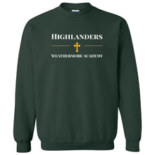 Load image into Gallery viewer, Weathermore Academy - &quot;Cross&quot; Youth/Adult Crewneck Sweatshirt
