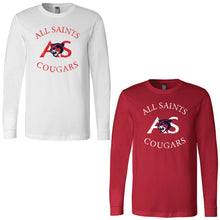 Load image into Gallery viewer, All Saints Catholic School - &quot;Vintage&quot; Youth/Adult Long Sleeve T
