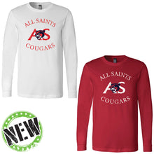 Load image into Gallery viewer, All Saints Catholic School - &quot;Vintage&quot; Youth/Adult Long Sleeve T
