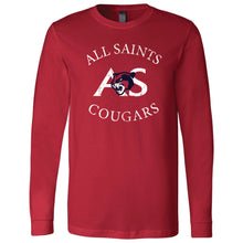 Load image into Gallery viewer, All Saints Catholic School - &quot;Vintage&quot; Youth/Adult Long Sleeve T
