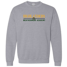 Load image into Gallery viewer, Weathermore Academy - &quot;Highlanders&quot; Youth/Adult Crewneck Sweatshirt

