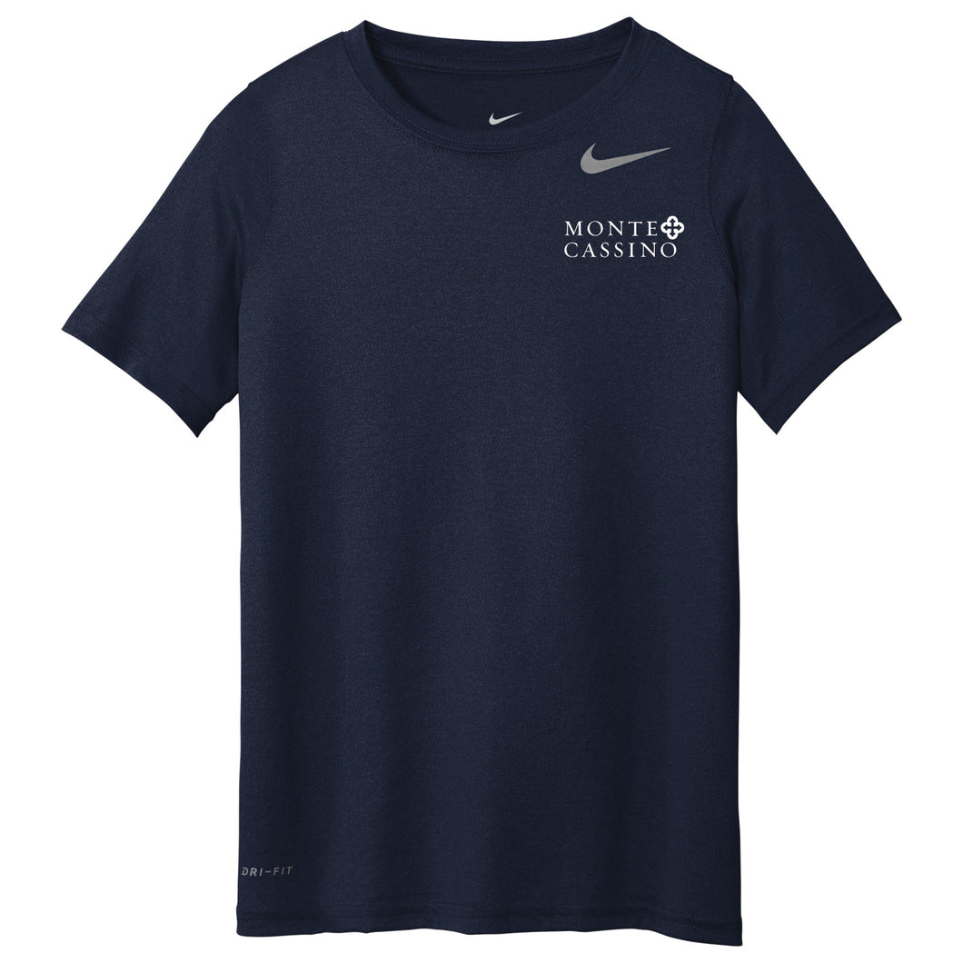 Monte Cassino - Youth/Adult Nike Dri-Fit Short Sleeve