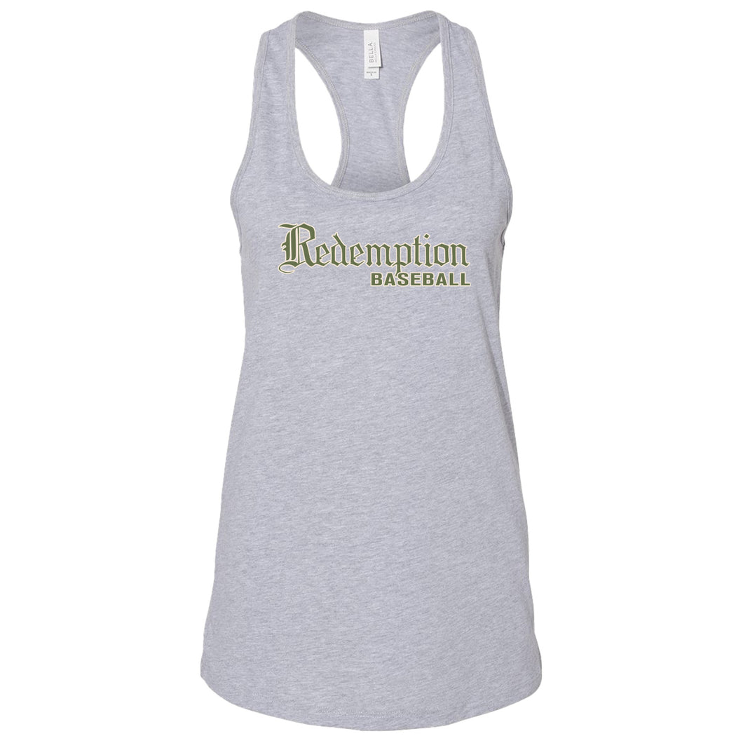 Redemption Baseball- Ladies Jersey Racerback Tank Top