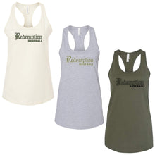 Load image into Gallery viewer, Redemption Baseball- Ladies Jersey Racerback Tank Top
