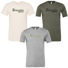 Load image into Gallery viewer, Redemption Baseball- Youth/Adult Unisex CVC Jersey Tee
