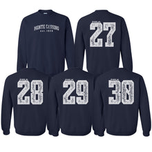 Load image into Gallery viewer, Monte Cassino - "Class Of" Youth/Adult Crewneck Sweatshirt
