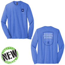Load image into Gallery viewer, School of Saint Mary - "26/27 Wednesday" Youth/Adult Tri-Blend LS T
