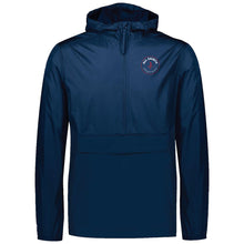 Load image into Gallery viewer, All Saints Catholic School - &quot;Crest&quot; Water Resistant 1/4 Zip Hooded Packable Pullover
